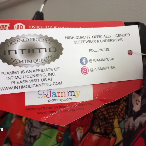 'PJammy' Justice League PJ Pants Size L NWT - Picture 7 of 11
